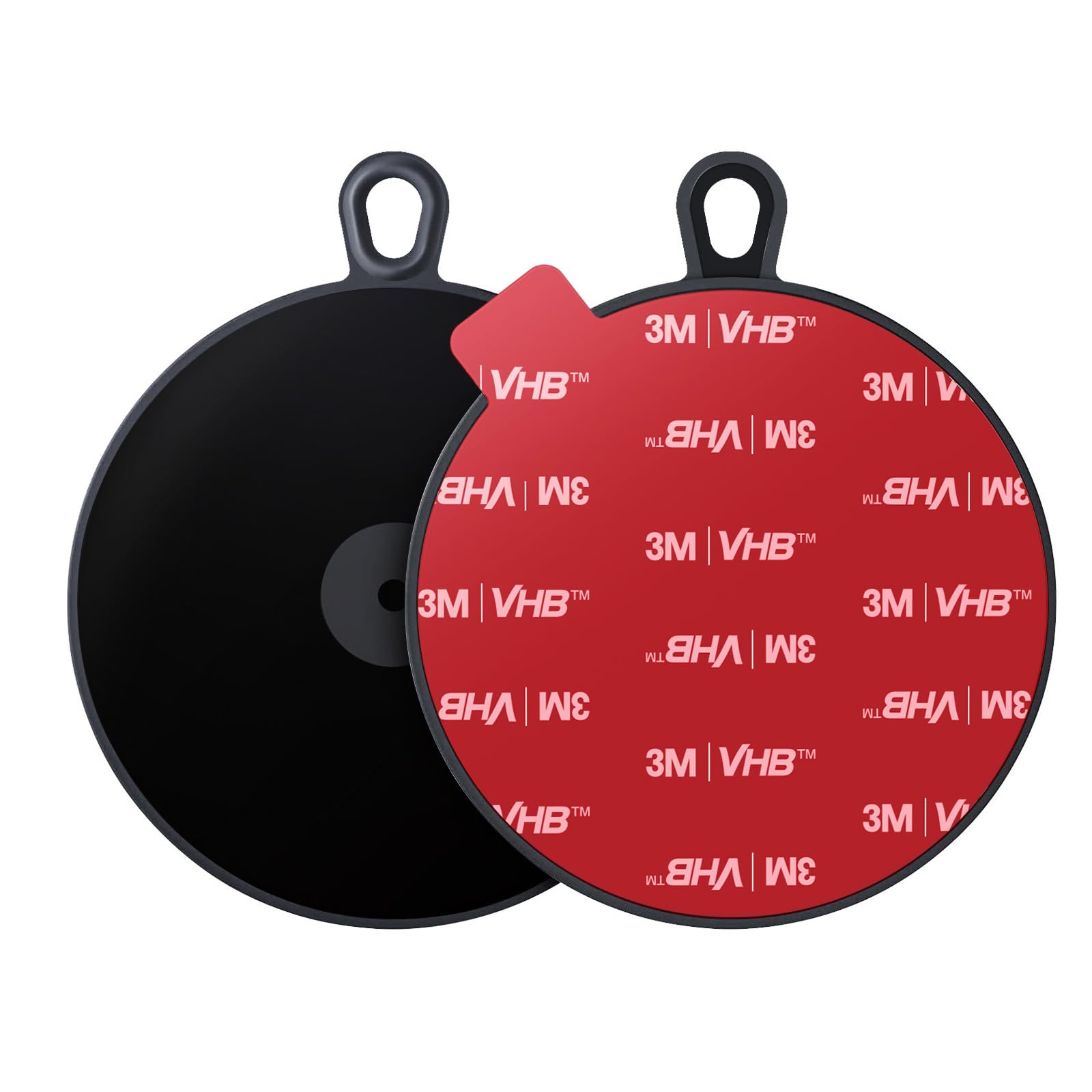 pop-tech Adhesive Dashboard Mounting Disk: 95mm Dash Pad Mount Disc for Suction Cup & Vacuum Phone Holder - 2 Packs 3.74