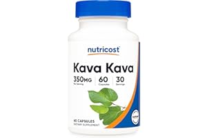 Nutricost Kava Kava Capsules 350 MG Per Serving, 60 Capsules, 30 Servings - Non-GMO, Vegan