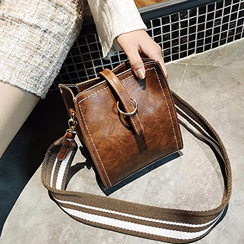 Hot!Women Summer Party Bags,Todaies Women Leather Shoulder Bag Messenger Satchel Tote Crossbody Bag Handbag (16cm(L)9cm(W)18cm(H), Coffee)