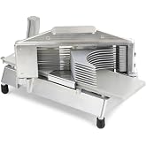 New Star Foodservice Commercial Tomato Slicer, 3/16-Inch, Aluminum Body with Stainless Steel Blades