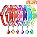 6 Pcs Reflective Cat Collars with Bell 8