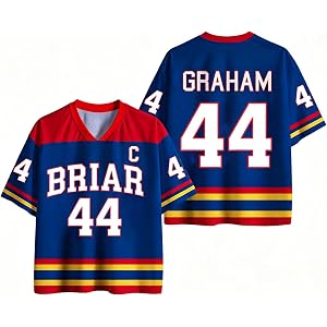 MLUTJINOO Off Campus Short Sleeve Hockey Jersey Shirts Graham 44 & Logan 22 & Tucker 46 & Di Laurentis 66 Off Campus Merch
