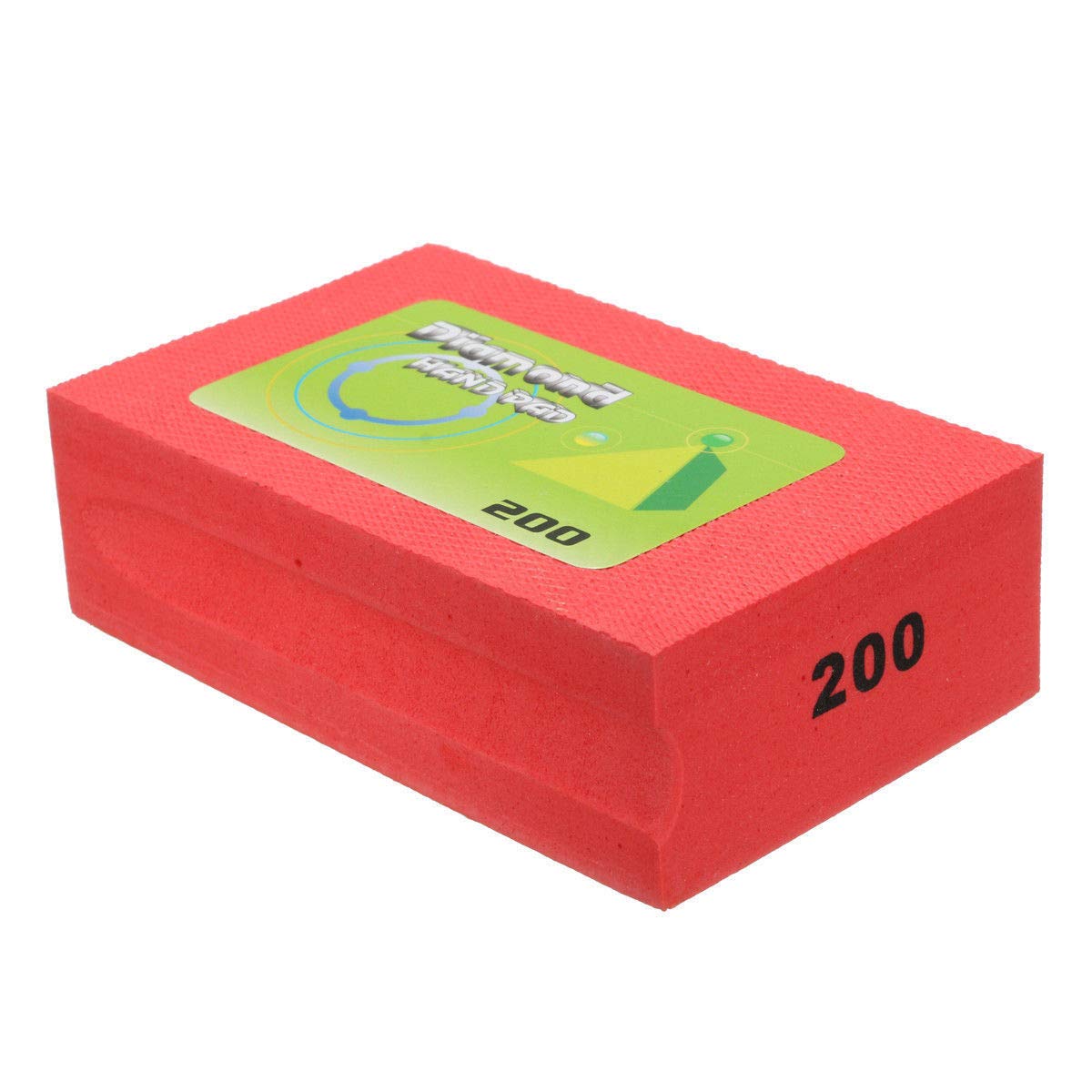 Diamond Hand Pads BE-TOOL 200 Grits Foam Grinding Diamond Hand Sanding Pads Electroplated Diamond Hand Polishing Pads for Stone Glass Ceramic Marble Granite