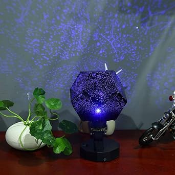 Caída, nave, LED, Celeste, Estrella, Cosmos Noche estrellada Luces ...