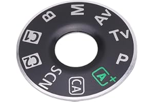 Luqeeg Camera Function Dial Clear Marking for More Convenient Adjustment for 6D Camera Easy Installation Metal Material