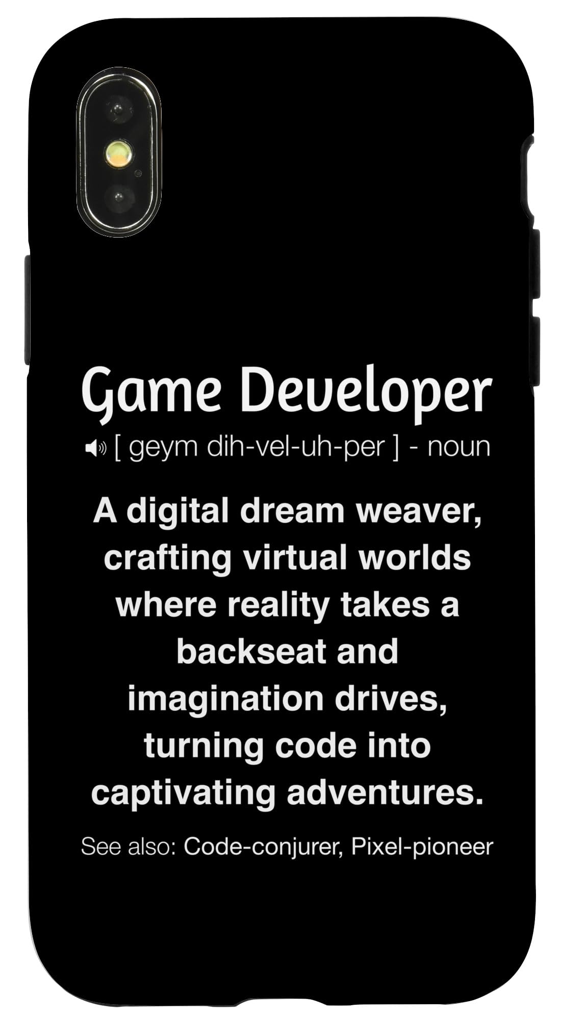Game Developer Case for iPhone X/XS