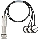 Donner Acoustic Guitar Pickup, Guitar Pickups Sound Seeker Pure Sound Transducer for Cello Banjo Ukulele Mandolin Guitar Microphone Pickup
