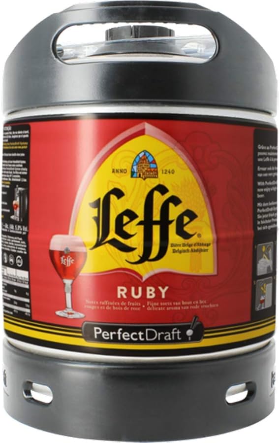 Leffe Ruby Keg 6l for Perfect Draft Machine Amazon.co.uk Beer, Wine