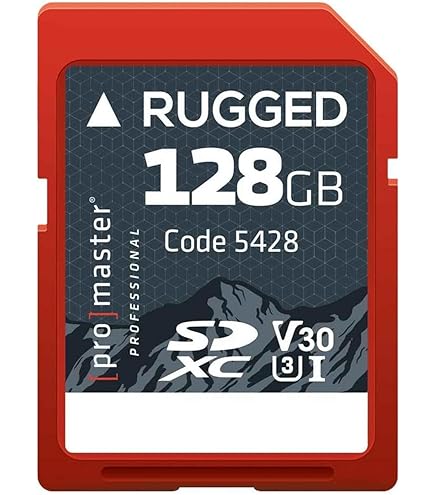 Amazon.com: ProMaster SDXC 128GB Rugged™ Memory CardCINE UHS-II