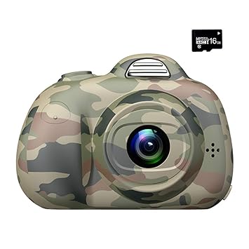 WANGCHAO Cámara Creativa para niños, 18 MP de Disparo, protección ...