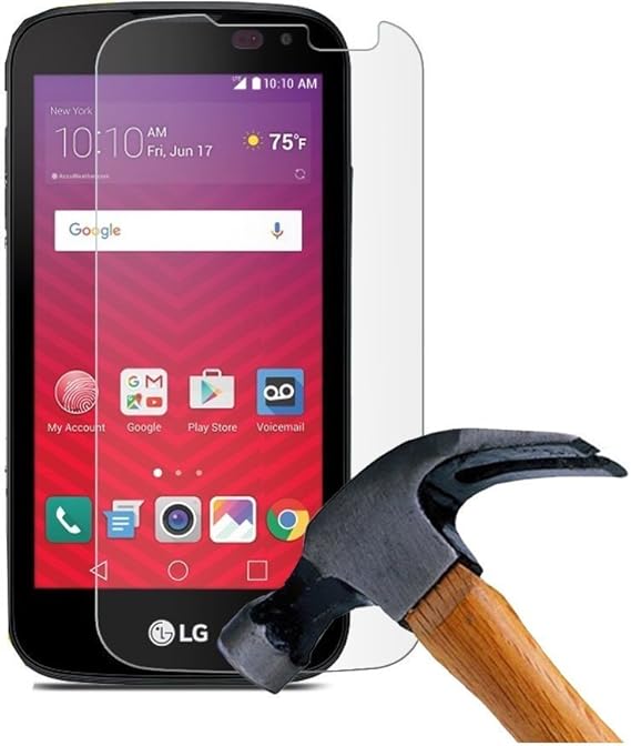 SS Tech Screen Protector for LG K3 [3D Touch] [HD Ultra Clear] [Case