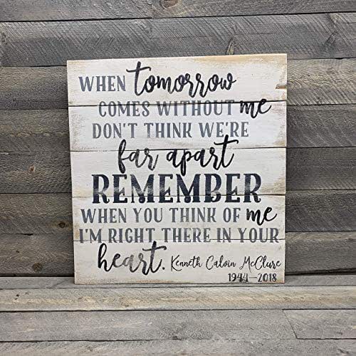 Memorial Plaque, Sympathy Gifts for Women