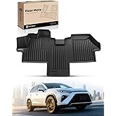 YHTAUTO Automotive Floor Mat Compatible with Ram ProMaster 1500 2500 3500 2018-2025 Promaster Van, TPE Floor Liners All-Weather Protection Custom Fit, 1st Row