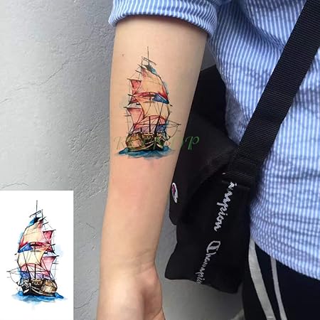 Ljmljm 5 Pcs étanche Autocollant De Tatouage Hibou Tatouage