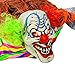 Halloween Haunters Animated Crawling Groundbreaker Circus Clown Zombie with Moving Body LED Eyes Prop Decoration - Scary Spooky Howls, Ghoul Face - Haunted House Tombstone, Party Display