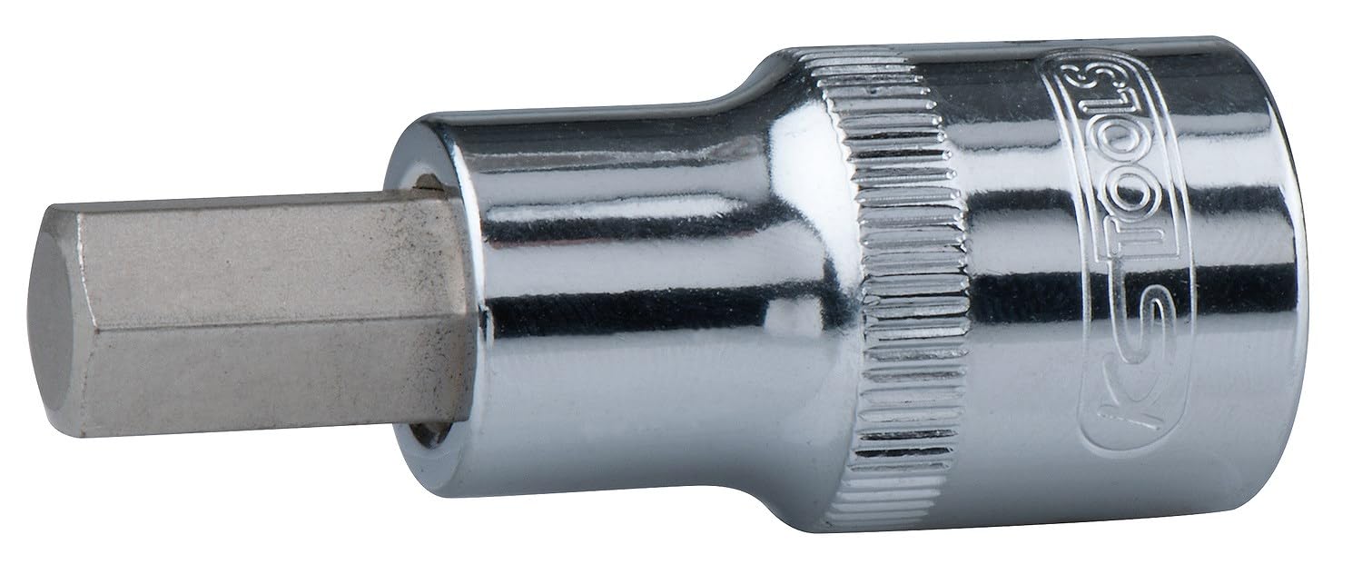KS Tools 918.5301 1/2" CHROMEplus Bit Socket Hexagon, Short, 11mm