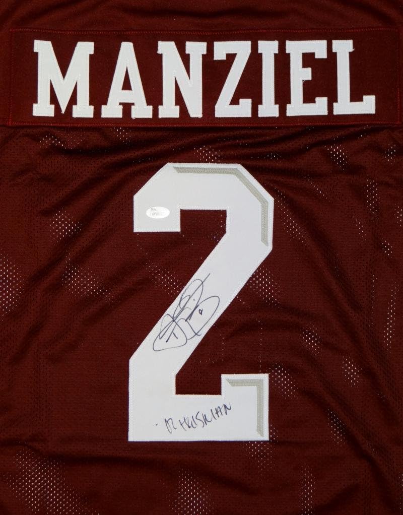 johnny manziel autographed jersey