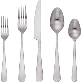 Cambridge 73178445 Classic Silver Satin 20-Piece Everyday Flatware Set, Service For 4