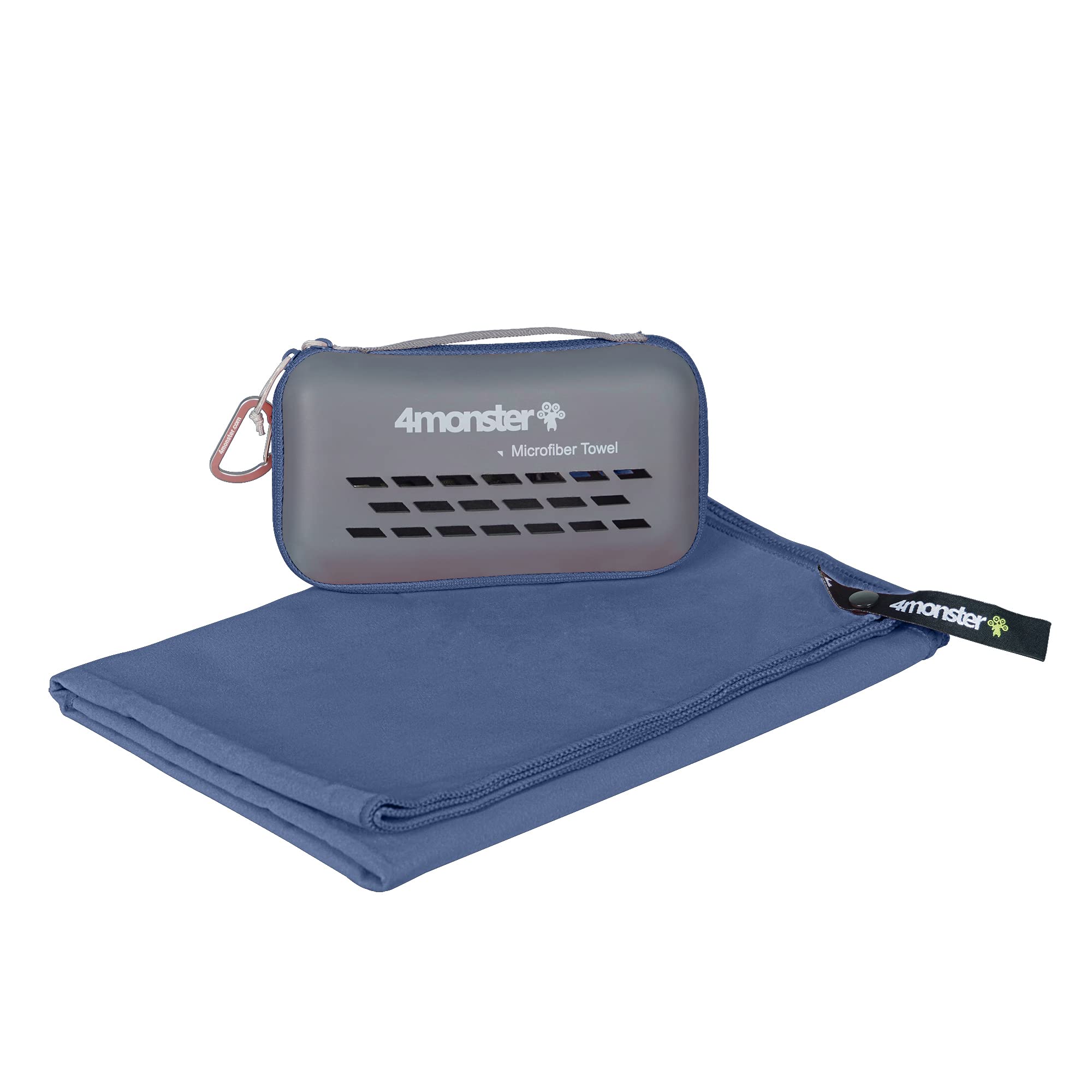 4Monster スポーツタオル アウトドア マイクロファイバー タオル コンパクト 速乾タオル ジムタオル フェイスタオル スイミングタオル 旅行 バスタオル商品画像