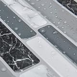 Art3d 10-Sheets Peel and Stick Marble Grey Kitchen Backsplash Tiles view 4