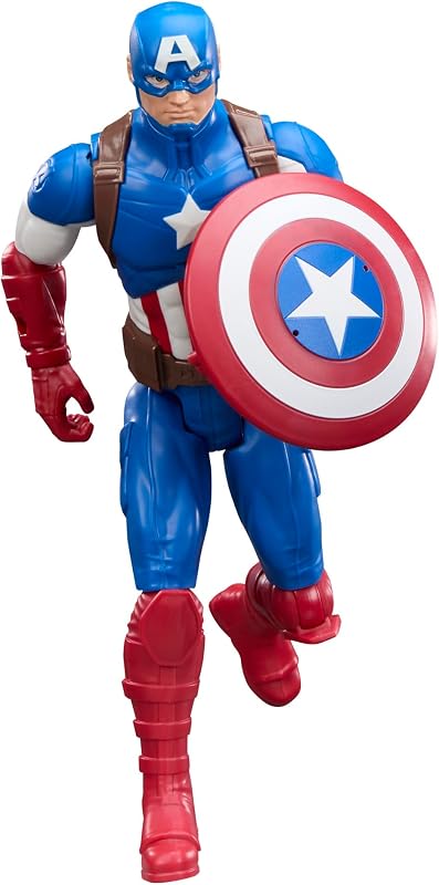 Figura de ação Marvel Avengers Titan Series Capitão América