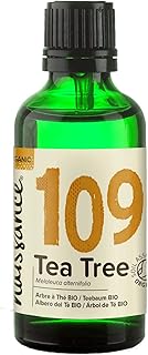 Naissance Teebaumöl Bio (Nr. 109) 50ml - 100% naturreines ätherisches Öl, natürlich, Bio-Zertifiziert, vegan