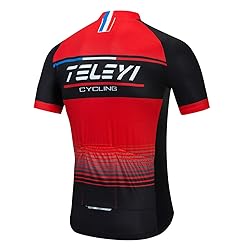 Cycling Jersey Men, Summer Short Sleeved Bike