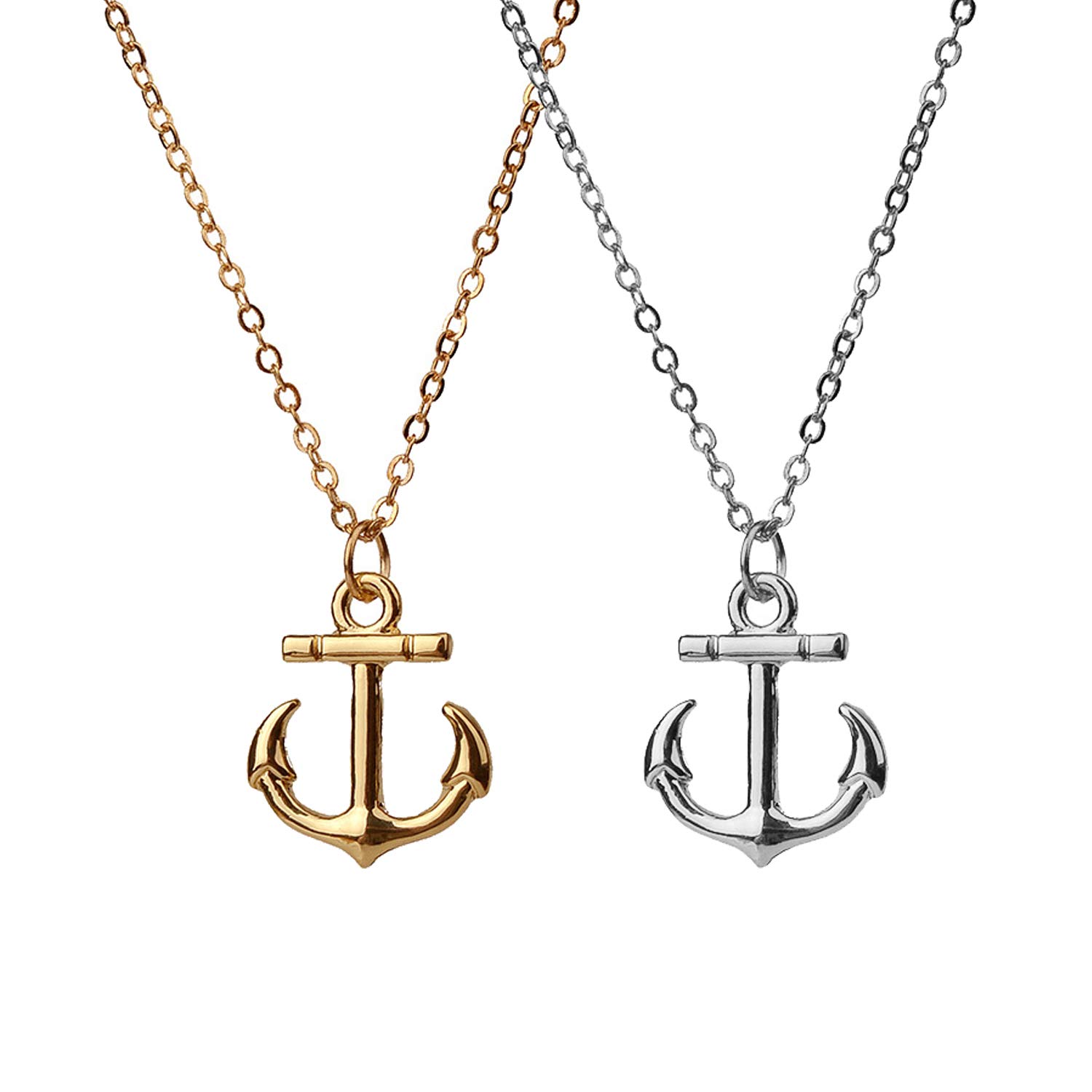 Buy Osemind Anchor Necklace for Women Gold Silver Nautical Necklace