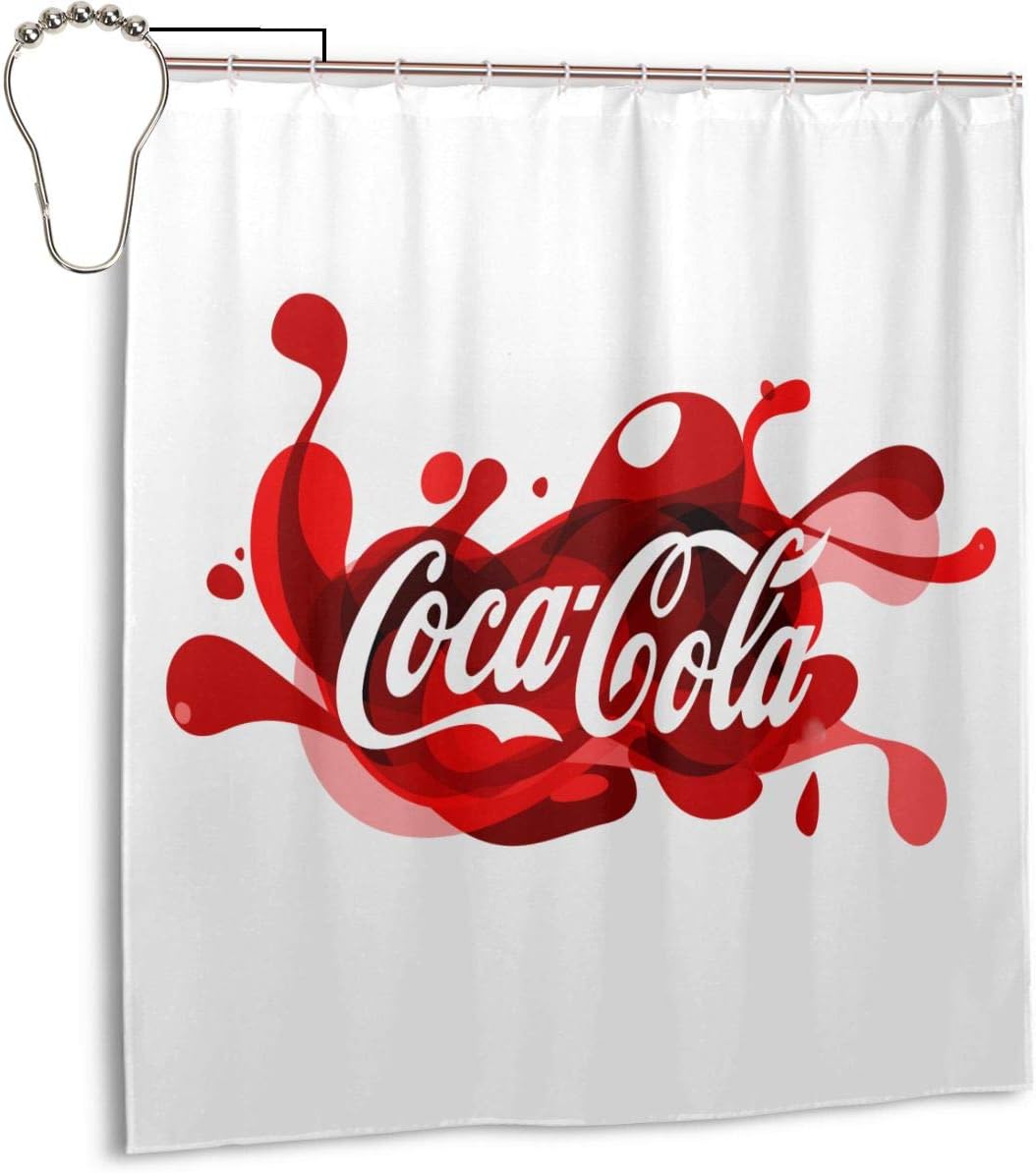Amazon Com Not Coca Cola Waterproof Wear Durability Shower Curtain Bathroom Home Kitchen