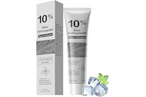 10% Nano-Hydroxyapatite Toothpaste, Strengthens Enamel | Protection for Sensitive Teeth, Fluoride-Free Gentle and Effective F