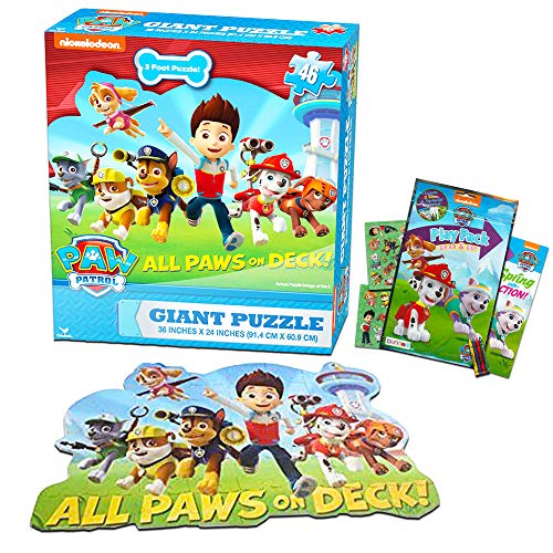 Paw Patrol Giant Floor Puzzle Set For Kids and Toddlers (3 Foot Puzzle