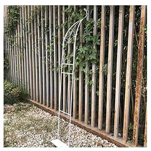 SSHHM Gartenbogen Metall Schmiedeeisen Gartendekoration,Rosenbogen FüR Den Anbau Jeder Art von Kletterpflanzen/Weiß… – Bild 2