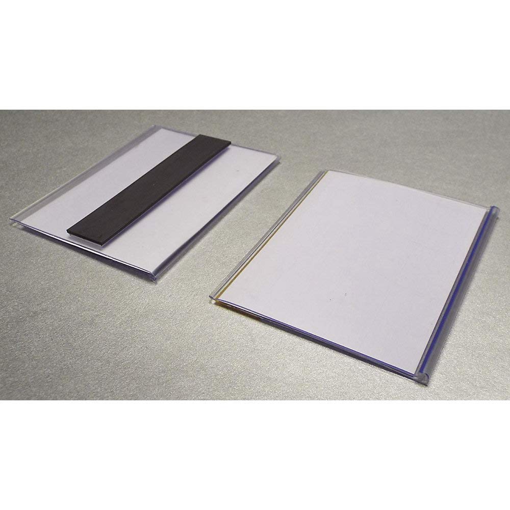 Magnetic Ticket Holder 80x100mm c/w card