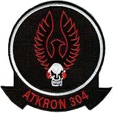 VA-304 Firebirds Squadron Patch &ndash;Sew On, 4 in
