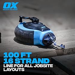 OX Tools Chalk Box - 100' Thick Line, Curved