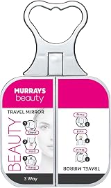 Murrays Manicure Folding Travel Mirror Stand 22.5x11cm Portable Beauty Makeup view 2