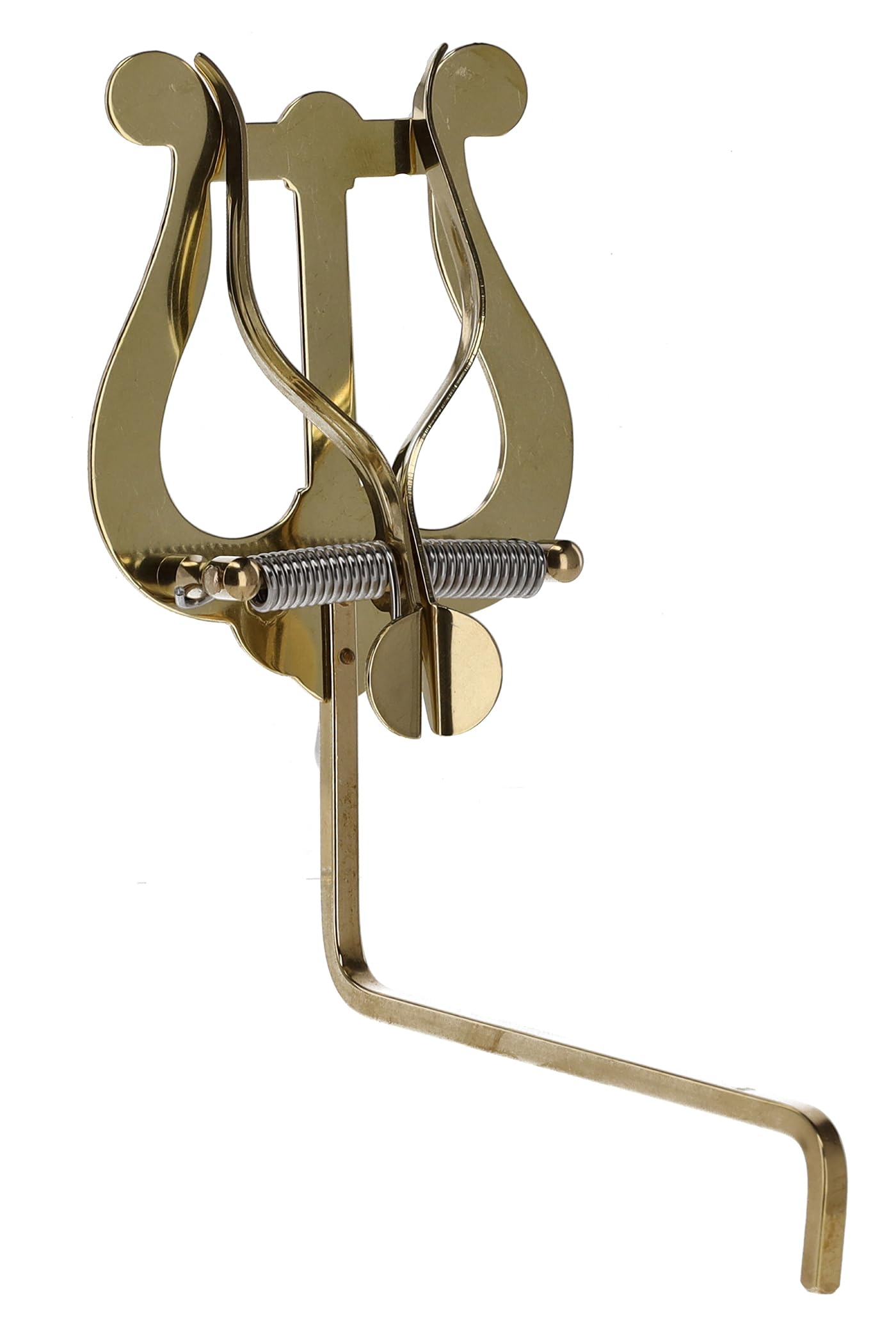 GEWA Marching Music Holder Saxophone - Brass - Medium Lyra - 2 Pushers