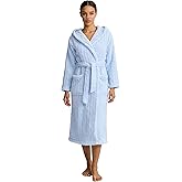 HEARTNICE Fuzzy Soft Robes for Women, Long Plush Hooded Robe Fluffy Warm Bathrobes