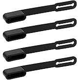 4pcs 4-Pin Flat Trailer Wiring Harness Connector Dust Covers, 4 Way Rubber Vehicle Side Plug Wire Cover Cap, Dust-Proof Prote