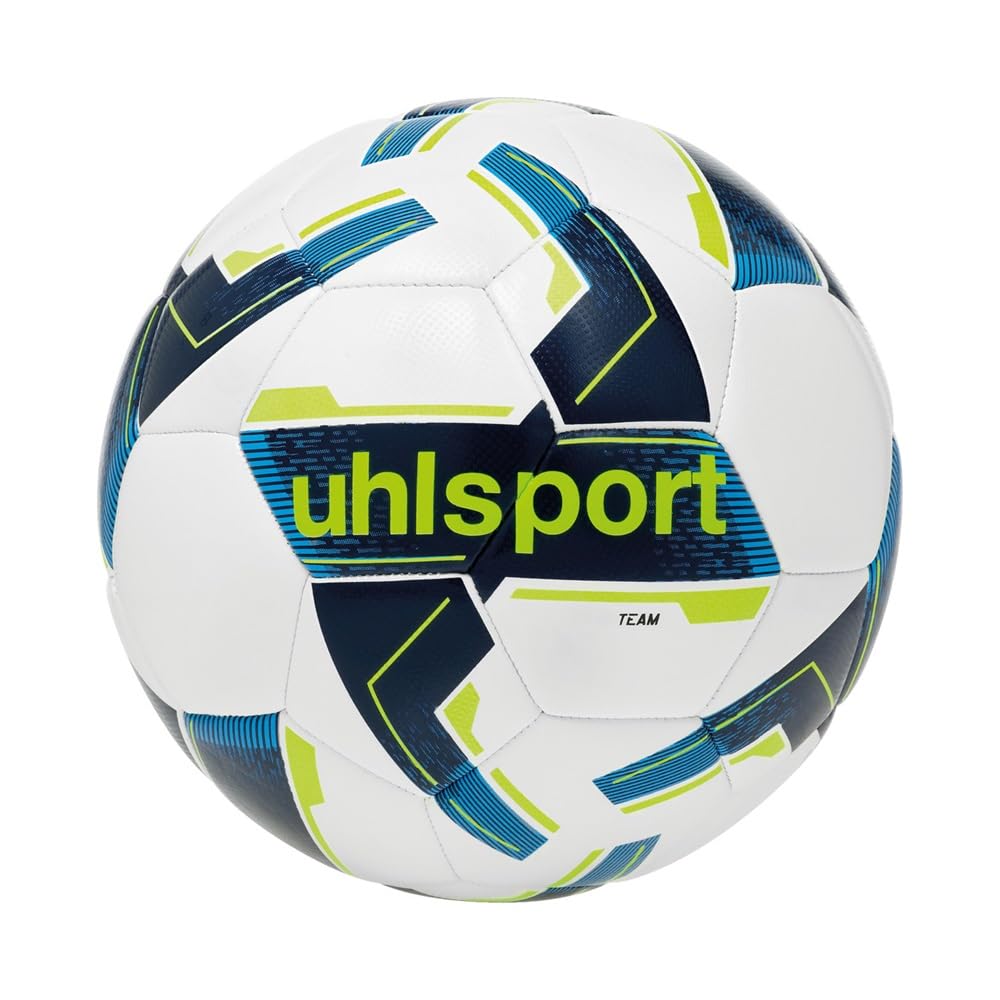 Uhlsport Team Ball Weiß/Marine/Fluo Gelb 4