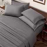 SAKIAO -6PC King Size Bed Sheets Set - Soft and