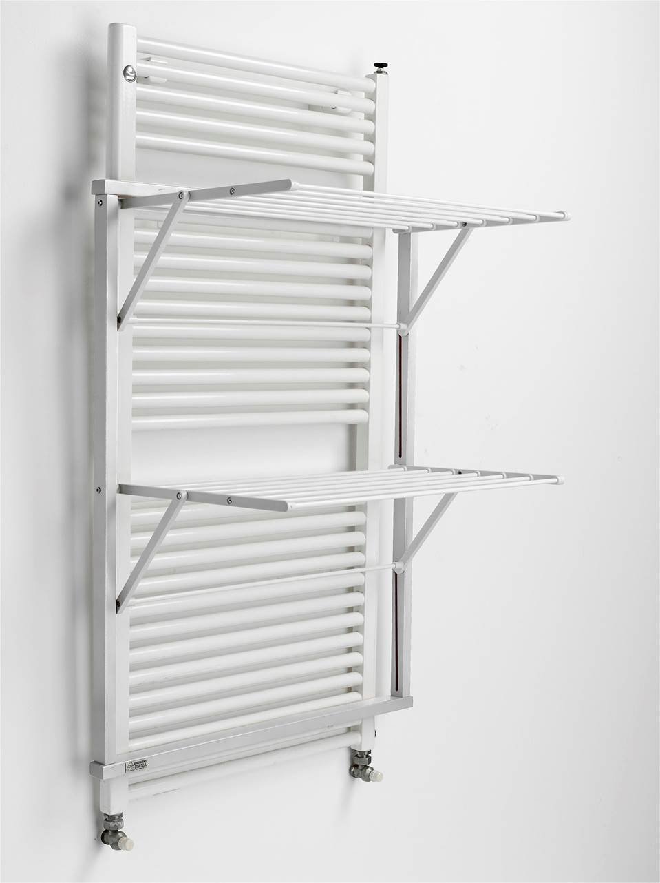 Arredamenti Italia AR_IT- 608 KLAUS the only drying rack for heated towel rails, finishing white.