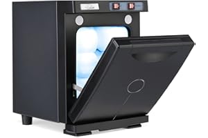 Kcelarec Hot Towel Warmer, Professional Hot Towel Cabinet, 2-in-1 Spa Towel Warmers for Facials, Barber, Salon, Esthetician, Black (5L)