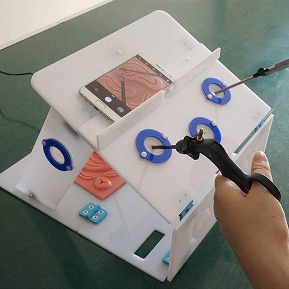 Buy Laparoscopic Trainer Box kit Practice Simulator with 4 Surgical ...