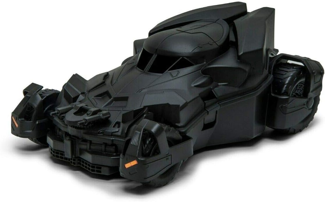 RIDAZ - Kids Travel Collectable Carry on Hand Lugagge for Children with Wheels (Bat Mobile - Black)