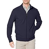 Amazon Essentials Men's Lightweight French Terry Full-Zip Mock Neck Sweatshirt