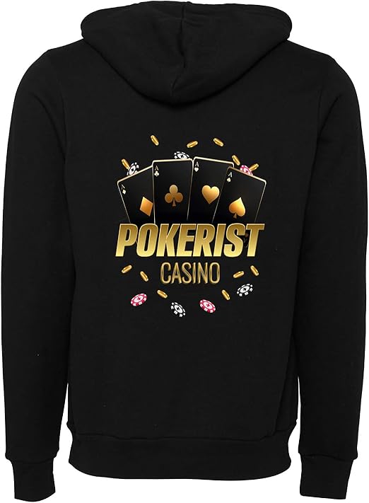 Pokerist Casino Unisex Hoodie Poker Gambling Pullover Hoodies Amazon