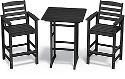 SERWALL Balcony Adirondack Chairs and Table 3