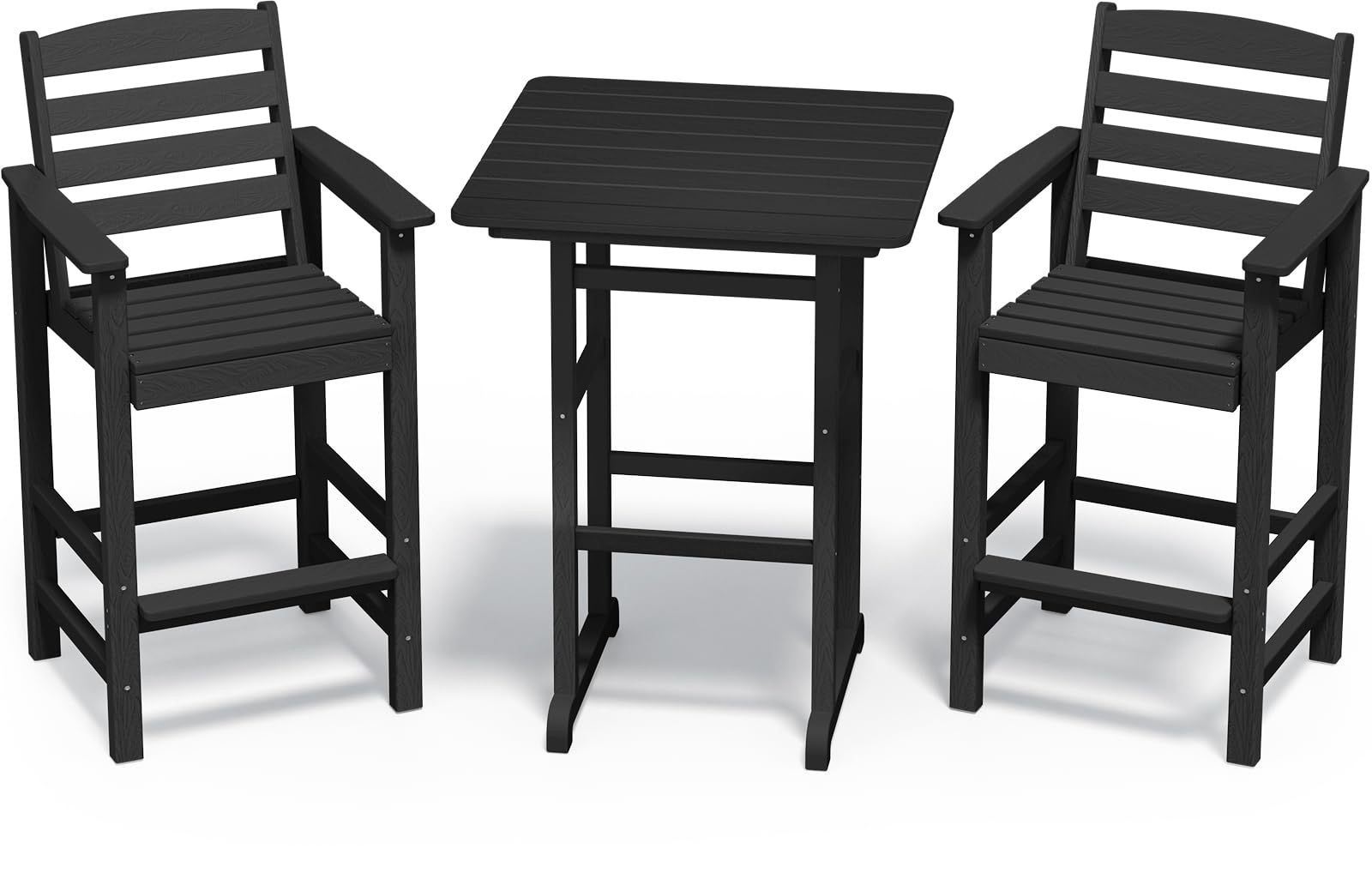 SERWALL Balcony Adirondack Chairs and Table 3
