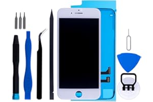 IGLOFIX for iPhone SE 2022 3rd Gen Generation LCD Screen Replacement Repair Tools Kit 4.7" Display 3D Touch Digitizer Frame Adhesive Assembly Compatible with SE3 A2783, A2595, A2785, A2782, A2784 (White)